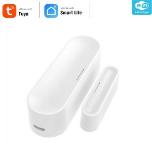 Detector Tuya Smart Door/Window Sensor Wifi Door Contactsensor Smart Home Alarm System USB of Battery Werk