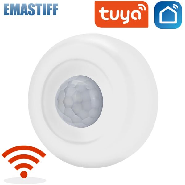 Détecteur Tuya Smart Life App WiFi / Zigbee 3.0 Capteur du corps humain Smart Mouvement Smart Mouvement Pir Mouvement Sensor Zigbee Utilisation avec Gateway