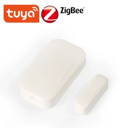 Detector Tuya Smart ZigBee Deursensor Deur Open / Gesloten Detectoren Compatibel met Alexa Google Home IFTTT Tuya/Smar tLife APP