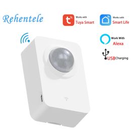 Detector Tuya WiFi czujnik ruchu PIR inteligentny domowy detector podczerwieni pasywny bezprzewodowy Systeem alarmowy do mu Smart Life Rem