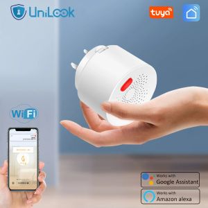 Détecteur Tuya WiFi Gas LPG Capteur de fuite ALARME Sécurité du feu Système de détection Application Contrôle de la sécurité Smart Home Demakage Capteur et Alexa Google