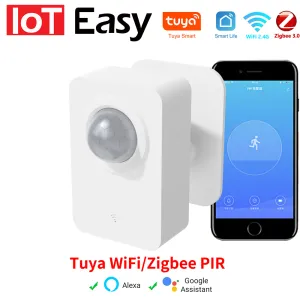 Détecteur Tuya WiFi Zigbee PIR Motion Capteur pour Smart Home Automation Security Alarm Système de détecteur Remote Travail avec Alexa