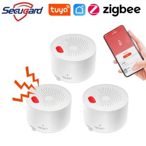 Détecteur Tuya Zigbee Gas Detecteur Capteur de fuite de gaz naturel 70 dB Alarme sonore LPG DÉCHETTE DE FEU