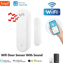 Detector wifi tuya raamdeur sensor slimme deur open/gesloten detectoren thuisbeveiliging alarmsysteem onafhankelijkheid waarschuwing scène 80db siren