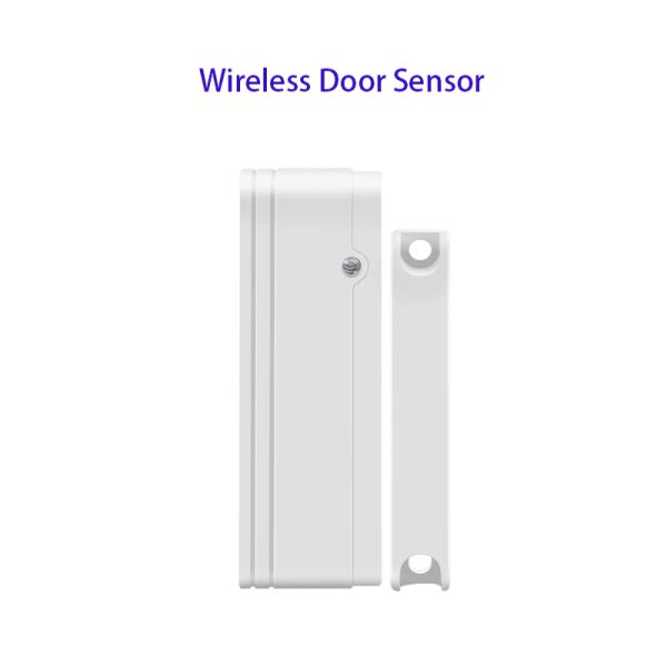 Detector inalámbrico 433MHz/868MHz Puerta magnética/ventana Sensor de contacto Sensor de la puerta para la puerta de seguridad del hogar inteligente Protección de seguridad para el hogar