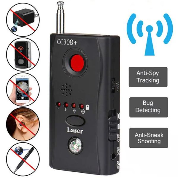 Detector inalámbrico GPS Signal RF Tracker Antispy Detector Detector GSM Audio Bug Finder Privacy Protect Security Home EU/EE. UU.