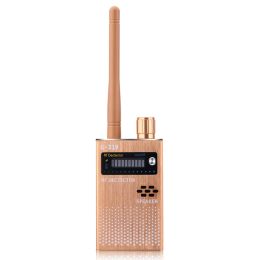 Détecteur Signal sans fil Scanner GSM Finder RF Détecteur Micro Wave Détection de sécurité Capteur Alarme Bogue antipy Dectect Gold G319
