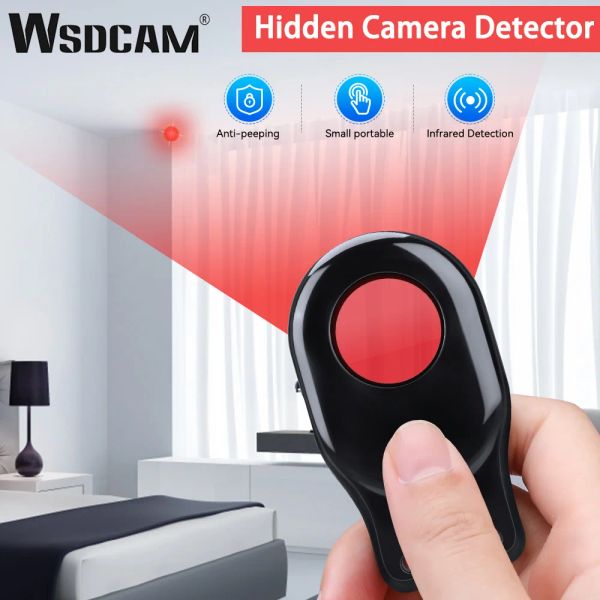 Détecteur WSDCAM PORTABLE CAME CAME CAMIS DÉTECTORE infrarouge Infrarouge Antipeeping Detector Security Protection for Outdoor Travel Hotel