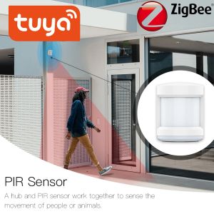 Détecteur Zigbee PIR Capteur IFTTT Batterie Smart Wireless Infrared Motion de mouvement Détecteur Système d'alarme de maison