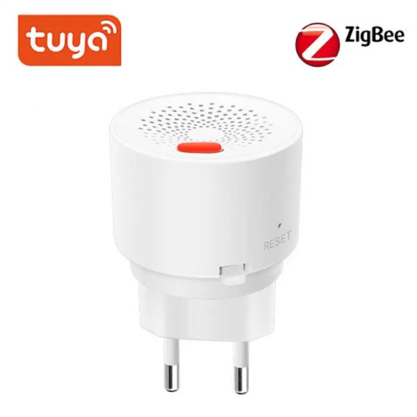 Detector Zigbee Smart Sensore Tuya détecteur de gaz pour maison intelligente 70DB alarme Protection de sécurité application Smart Life fonctionne avec la passerelle Zigbee