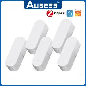 Détecteur Zigbee Smart Vibration Sensor Detection Tuya Smart Life App Notification en temps réel Motion Shock Alarm History Sécurité d'enregistrement