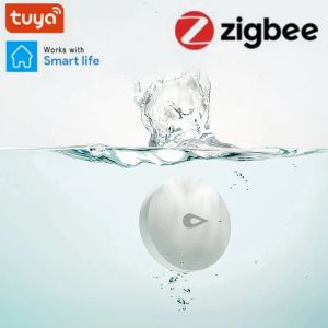 Detector Zigbee Water onderdompeling Sensor Smart Home Tuya Flood Water Lek Detector Beveiligingsbescherming Remote Push Smart Life Lekkage Alarm