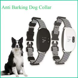 Dissuasifs Col de chien anti-aboiement automatique USB Barquette rechargeable Arrêt efficace Dispositif de rupture IP67 Collier imperméable pour chiens
