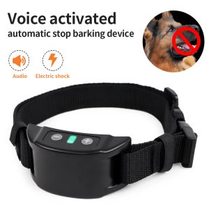 Dissurents chien Auto Antibark Collier USB Colliers de formation rechargeable Sécurité STATIC STATIC HUMANE HUME