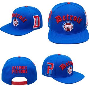Detroit'''pistons''' Ball Caps 2023-24 Champions de mode Baseball Snapback Men Femmes Sun Sun Embroderie Spring Summer Cap Strapback Casquette A0