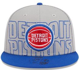 Detroit "Pistons''Ball Caps Casquette 2023-24 Moda unisex Gorra de béisbol de algodón Snapback Sombrero Hombres Mujeres Sombrero para el sol Bordado Primavera Verano Gorra al por mayor A3