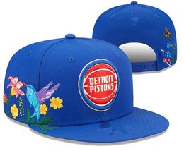 Detroit "Pistons'' Ball Caps Casquette 2023-24 Unisexe Fashion Cotton Baseball CAP SNAPBACK HAP Men de femme