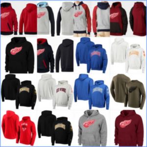 Detroit''red''wings''sweat à capuche hommes femmes jeunesse 2024 salut au Service Therma Performance pull personnalisé Hockey haut à capuche