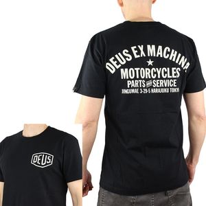 Camiseta Deus Ex Machina De marca deportiva de lujo para hombre, Camiseta de algodón de manga corta con cuello redondo, ropa negra Alphalete para hombre