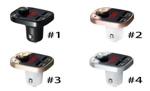 Appareil FM X8 TRANSMERTER AUX MODulator Bluetooth Handsfree Kit Car o MP3 Player avec 3,1a Chargeur rapide Double USB2462311