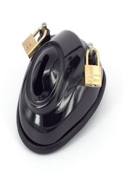 Dispositivo masculino CB6000 plástico negro tazón cinturón pene cerradura para hombres Bondage Cock Cage productos sexuales 8512909