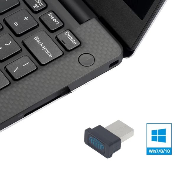 Appareil Mini USB Reader du module du lecteur d'empreintes digitales Reconnaissance de l'appareil pour Windows 10 11 Hello Biométric Security Key 360 Touch