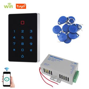 Appareil T12 WiFi Tuya Smart Deurslot WaterDichte Deug ToegangsControle Systeem Standalone Keypad RFID Met Power Access Contrôleur