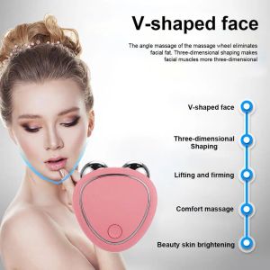 Dispositifs 1PCS EMS Micro Current Beauty Instrument Mini Face portable Slinmming Sonic Vibration Massageur soulevant la peau fermée diminuer