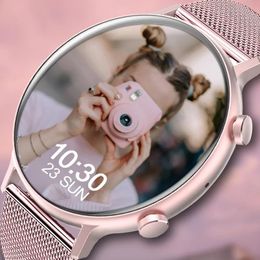 Appareils 2022 Nouveau ECG Smart Watch Femmes Cadran personnalisé Anwser Appel Sport Montres Hommes Étanche Smartwatch Pour Xiaomi Huawei Support Hébreu