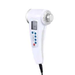 Dispositifs 4 modes 1MHz 3MHz électrique ultrasonique Photon Thérapie de beauté Dispositif pour visage Nettoyant EMS Massager Sonic Louting Skin facial