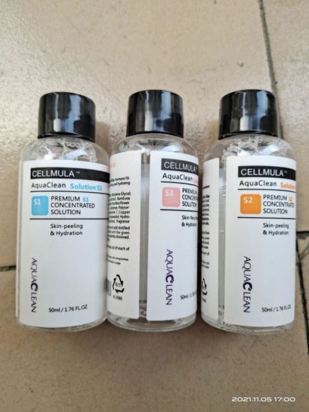 Dispositifs 50 ml par bouteille concentré Aqua Clean Peeling Solution sérum pour Hydra Machine visage peau propre points noirs supprimer