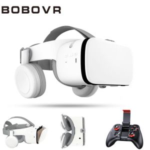 Appareils Bobovr Z6 Lunettes 3D Réalité virtuelle Casque VR immersif Smartphones sans fil Boîte en carton Google avec contrôleur