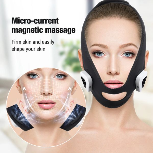 Dispositivos Elástico Cara Adelgazar Vendaje V Línea Cara Shaper Mujeres Chin Cheek Lift Up Cinturón Masaje Facial Correa Cara Cuidado de la Piel Herramientas de Belleza