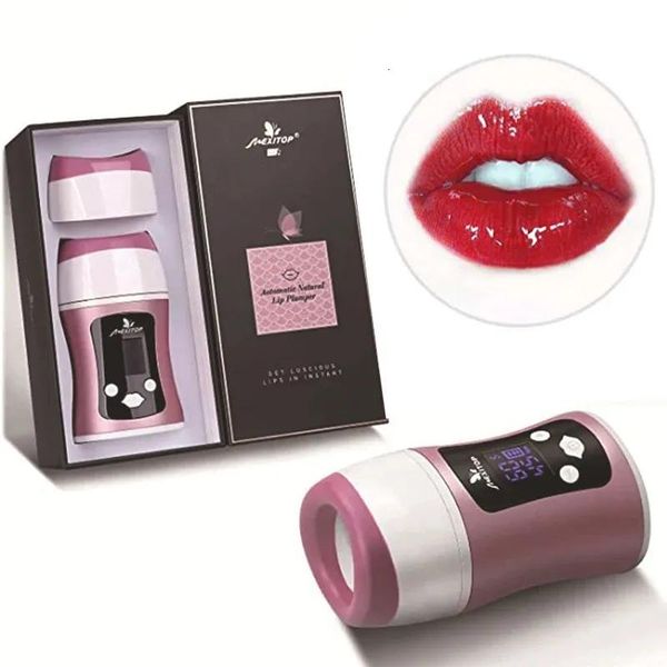 Appareils Face Care Devices Silicone Lip Plumper Device Portable Electric Lip Pumping Enhancer sexy plus grosses lèvres plus complètes