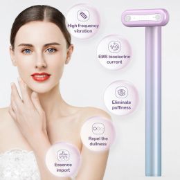 Dispositifs dispositif de beauté des yeux du visage baguette faciale réduire les rides anti-âge outils de soins de la peau EMS visage yeux masseur Machine