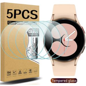 Dispositifs pour Samsung Galaxy Watch6 5 4 40/44 mm Protecteur d'écran en verre trempé pour Samsung Watch 4 / 6classic 42/46/43/47mm Film de protection