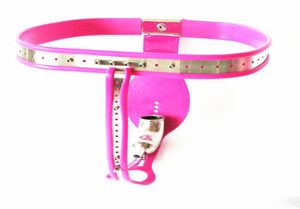 Dispositivos Cinturón de acero inoxidable modelo T totalmente ajustable con tubo de orina suave de la jaula BDSM Bondage Sex Toys Devistir3199811