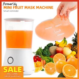 Dispositivos Mini máquina automática para hacer mascarillas faciales Smart Selfmade Colágeno vegetal natural Mascarilla de frutas Dispositivo de belleza SPA facial usado en el hogar