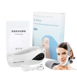 Apparaten Nieuwe VFace Shaping Massager Gezichtsliftmachine Elektrische trillingen Afslanken Dubbele kinverkleiner V-wanglift Gezichtsafslanking