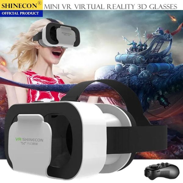 Dispositivos Original G05A IMAX Pantalla gigante Gafas VR Caja de realidad virtual 3D Casco de cartón Google para teléfono inteligente de 4.56.5 