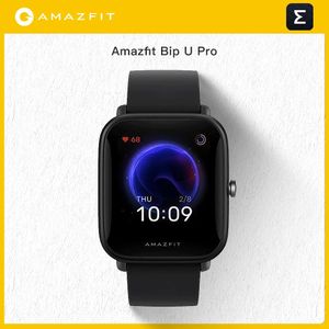 Устройства «Умные часы Amazfit Bip U Pro с GPS, цветным экраном, 31 г, 5 атм, водонепроницаемость 60+, спортивный режим, умные часы для телефонов Android Ios»