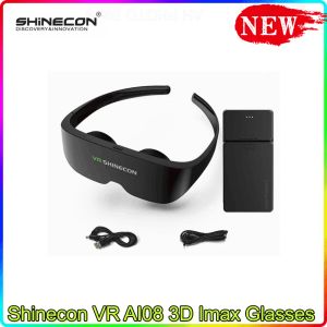 Apparaten Shinecon VR AI08 3D Imax-bril Bekabelde weergaveversie SCAI08 4K-headset Groot scherm Stereo Cinema Virtual Reality VR-bril