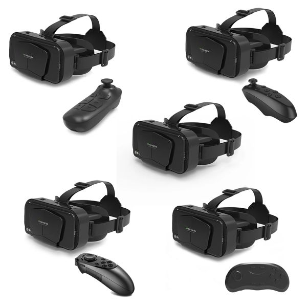 Dispositivos Gafas VR inteligentes Teléfono móvil panorámico de 360 ​​grados Caja de auriculares de realidad virtual 3D Casco de juego de Google para teléfono inteligente de 4.77.0 pulgadas