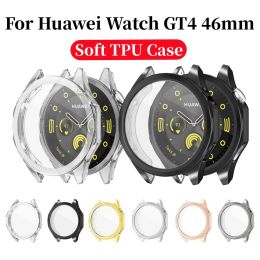 Dispositifs Étui de protecteur d'écran TPU Soft pour Huawei Watch GT4 46 mm réchauffement complet anti -cratte de pare-chocs pour Huawei Watch GT 4 Shell