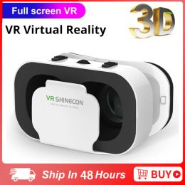 Dispositivos VR G05 Realidad virtual HD Lente 3D VR Gafas Estéreo Google Cartón Auriculares Casco para teléfonos inteligentes Android IOS de 4.76.0 pulgadas
