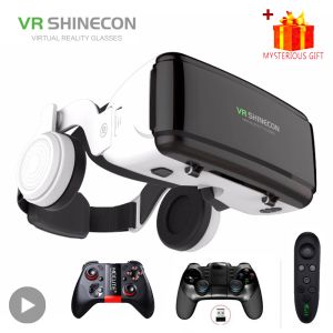 Apparaten VR Shinecon Casque 3D Helm Headset Virtual Reality Bril Voor iPhone Android Smart Telefoon Smartphone Viar Bril Verrekijker