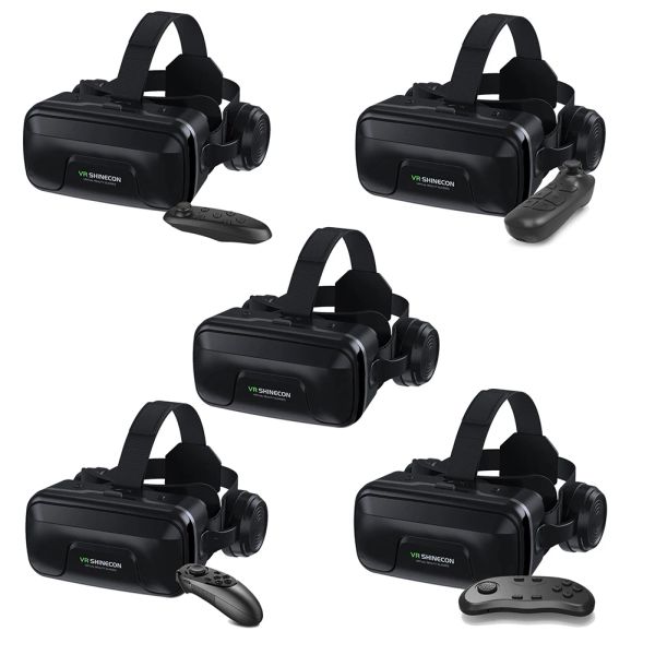 Dispositivos VR SHINECON G04EA VR Gafas 3D VR Google Casco de Cartón para Smartphone de 5.57.2 pulgadas