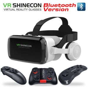 Apparaten VR Shinecon versie 10.0 en Bluetooth-headsetversie virtual reality 3D VR-bril hoofdmontagehelm optioneel c