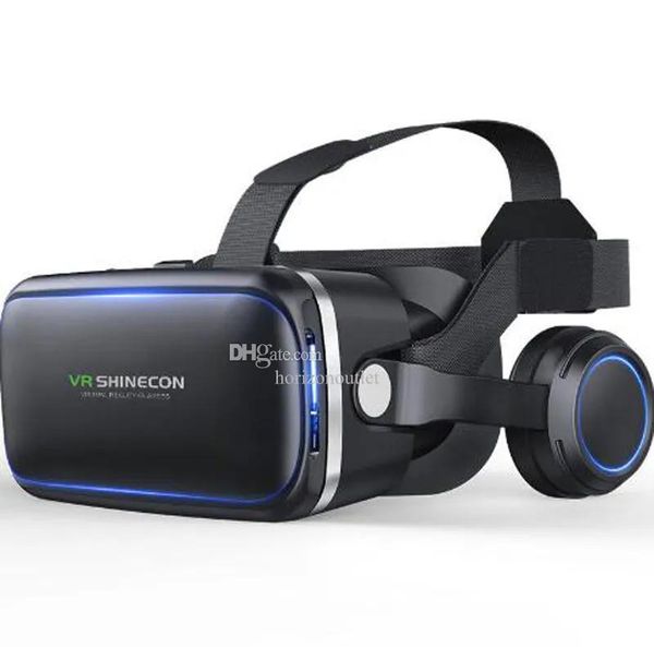 Dispositivos VR Shinecon Gafas de realidad virtual Casco de auriculares 3D Goggles 3D para iPhone Android Juego de teléfono inteligente STEREO IMAX Video