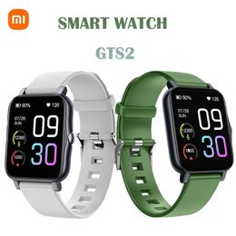 Dispositivos Xiaomi Smartwatch GTS2 Pulsera de fitness Reloj inteligente Hombres Mujer Rastreador deportivo Monitor de ritmo cardíaco durante el sueño Oxímetro de pulso pk gts2 Mini